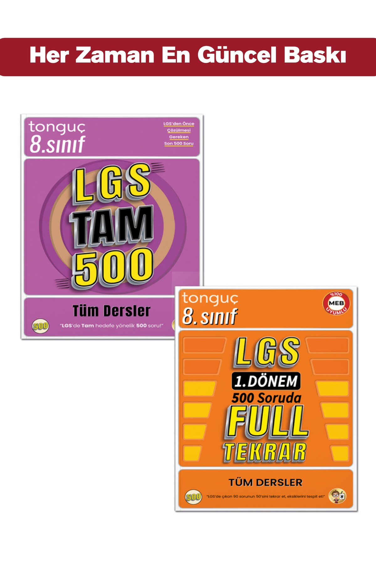 Tonguç Yayınları 8. Sınıf - LGS 1. Dönem Full Tekrar + LGS Tam 500