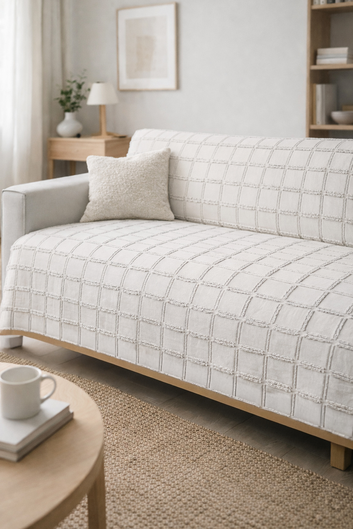 Decomia Home Kalia Рельєфний м'який чохол для дивана Багатофункціональний пле...