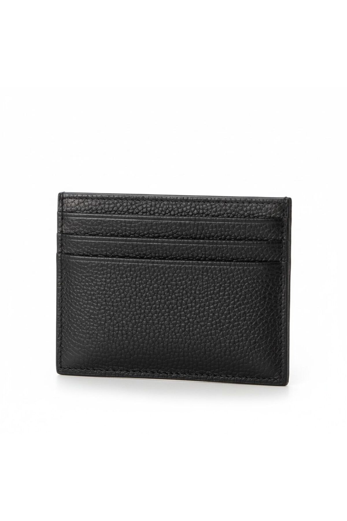Gesa  İnce Yatay Model Siyah Basic Kartlık 6 bölmeli hediyelik Cüzdan&Kartlık - Görsel 4