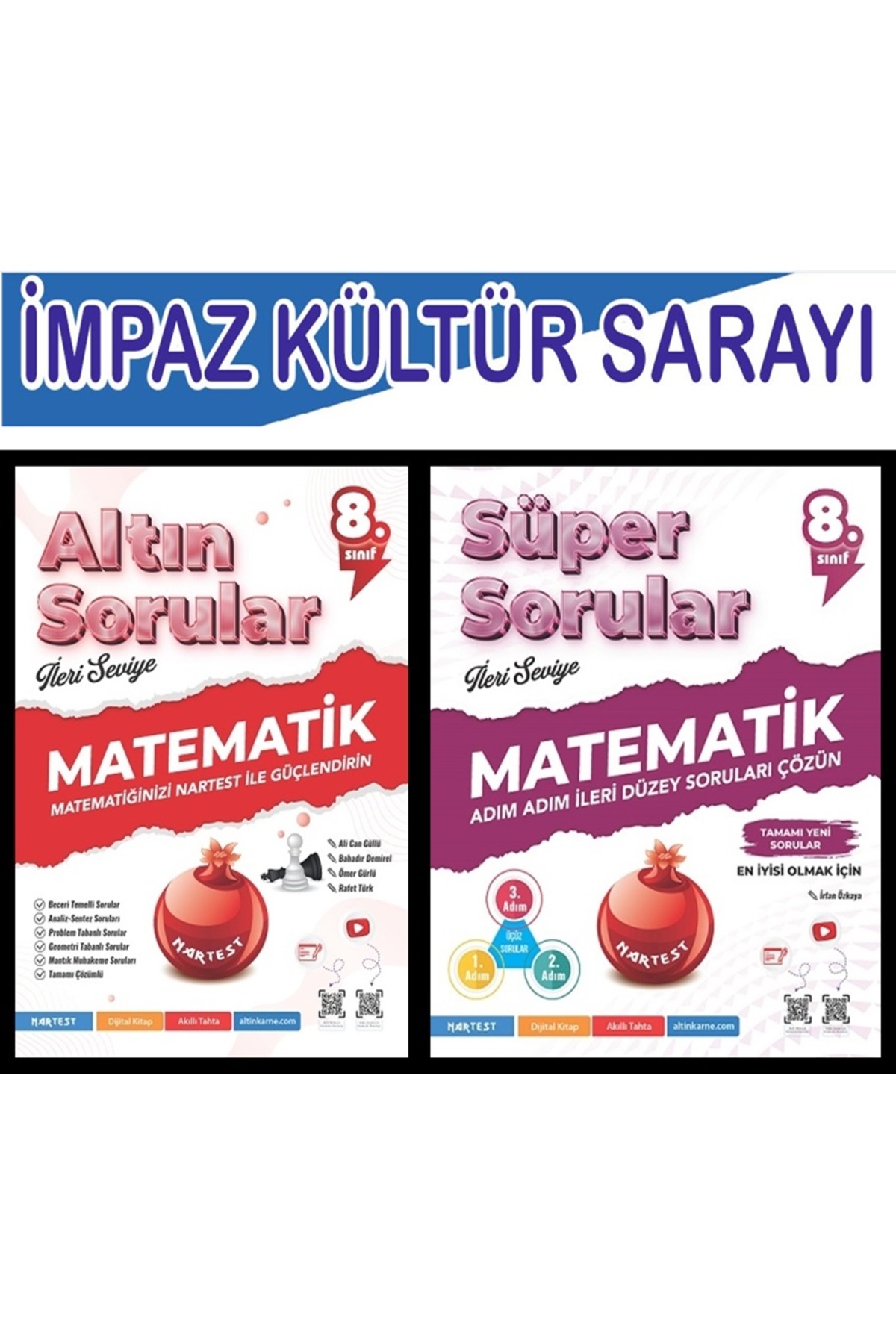 文房具・ステーショナリー DAC Saturna Margaret Morales Nartest Yayınları 8. Sınıf Matematik Süper Sorular + Matematik