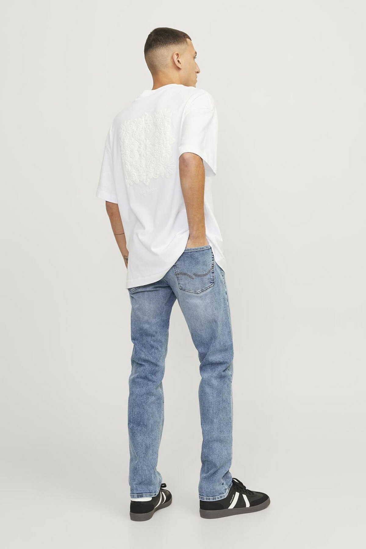 شلوار مردانه فاق کوتاه | جک اند جونز Jack & Jones PR-12249191BLUE0091100046 - تصویر 2