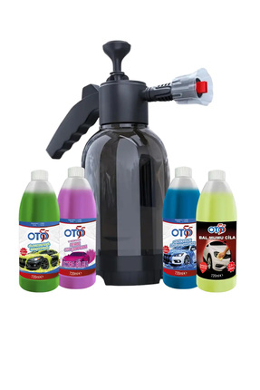 OTO55 Extra Cilalı , Mavi , Yeşil , Pembe Köpük Yanında Mumlu Cila ve 2 Litre...