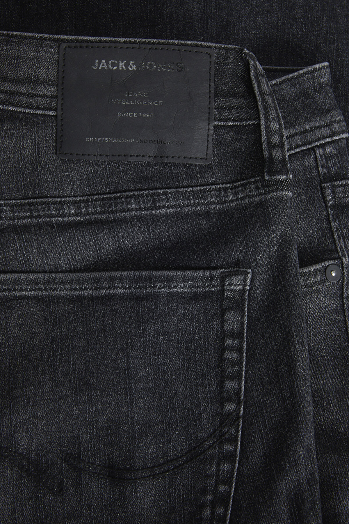 شلوار جین مردانه راسته فاق کوتاه | جک اند جونز Jack & Jones 12244278 - تصویر 3