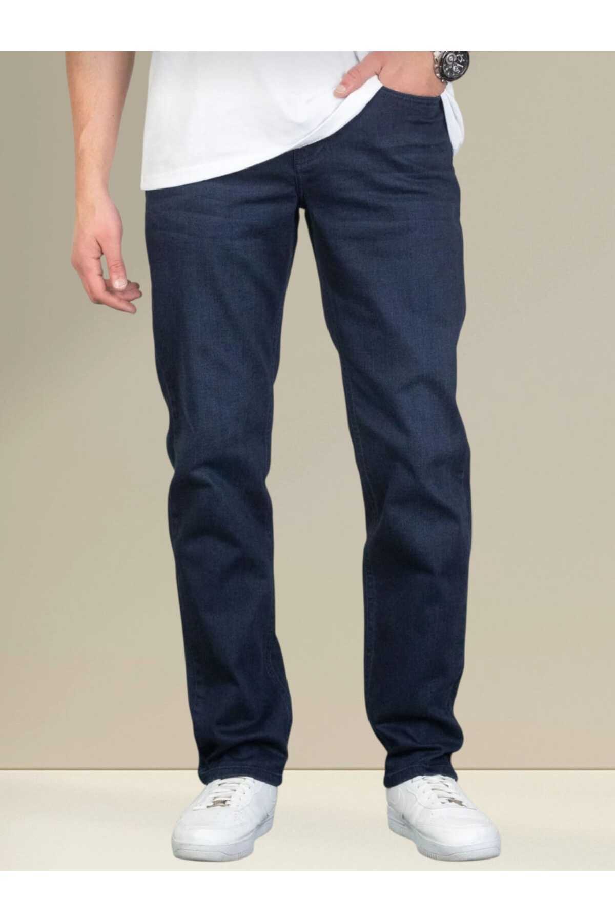 G GOLEND Men's Regular Fit Straight Leg Stretchy Lycra Denim Jeans Trousers