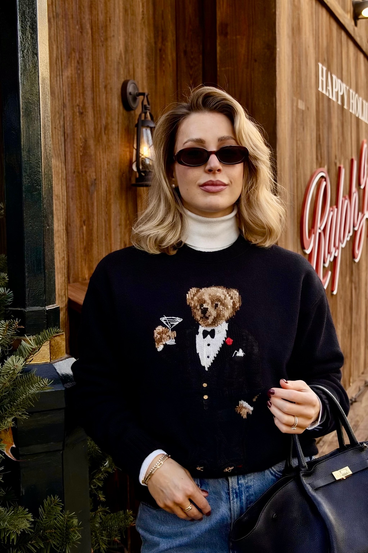 STİLL MAY COLLECTİON Teddy Bear Printed Organic Cotton Sweatshirt