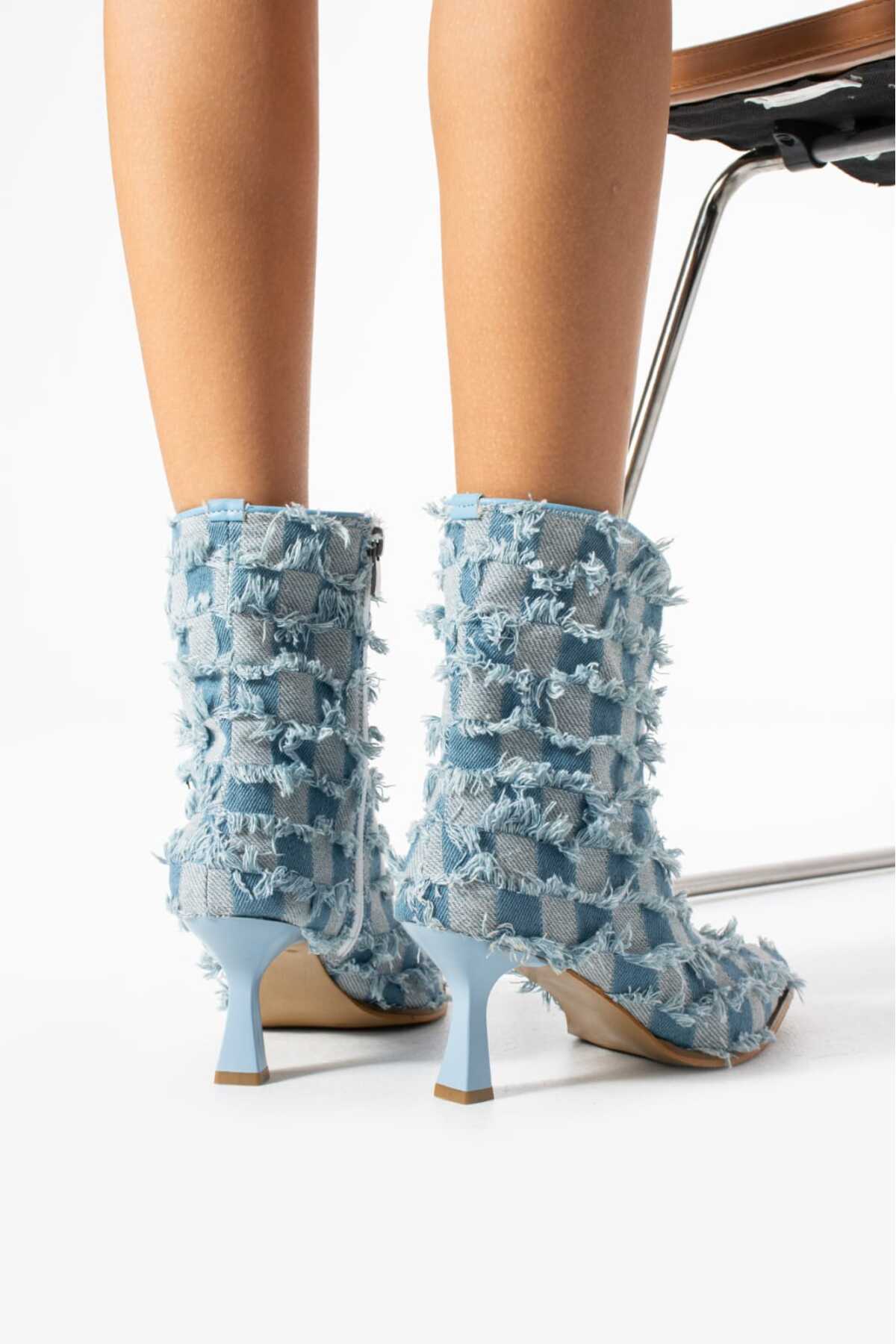 Roshin Shoes Yeni Sezon Stiletto Topuklu Ayakkabı konforlu ve Rahat topuk boyu 7CM görsel 2