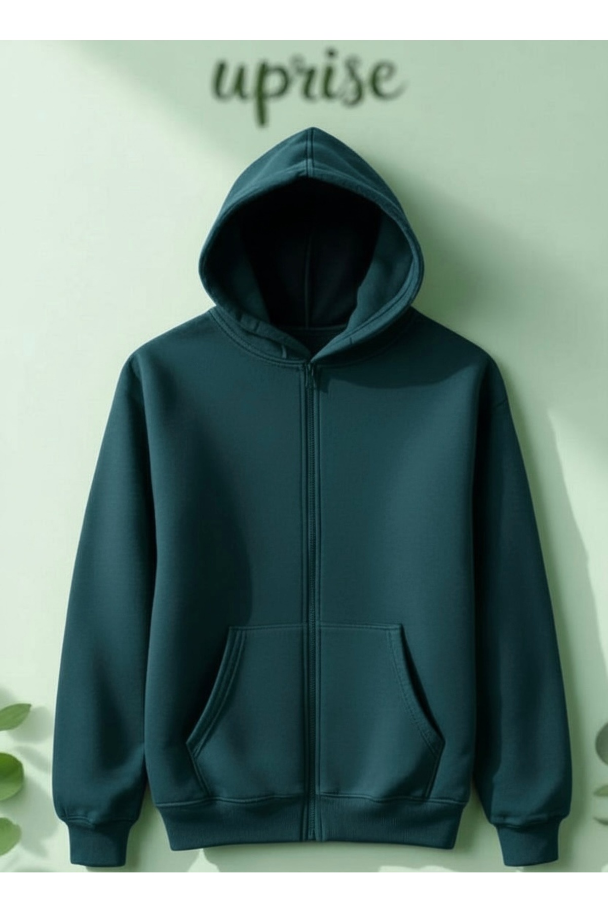Off Campus Briar Hockey 44 Graham Baskılı 3 İplik Fermuarlı Hırka Şardonlu Oversize — آبی lacioffcampus23-HZ-1782809054627 — تصویر 2 از 3