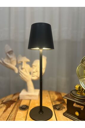 EyluX Shop Dekoratif Şarjlı Dokunmatik 3 Renkli Led Masa Lambası Usb-TypeC Ka...