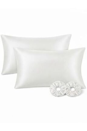 EL YAPIMI Kıvırcık ve düz saçlılar için saten yastık kılıfı ve toka cilt bakı...