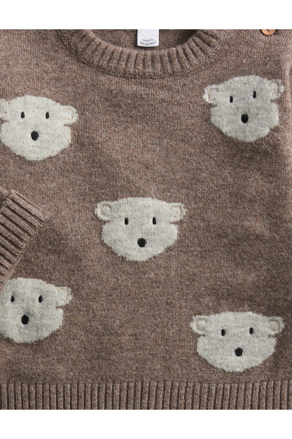 Marks & Spencer Örme Desenli Bebek Kazak (0-3 Yaş) fotoğrafı 2 (önizleme)