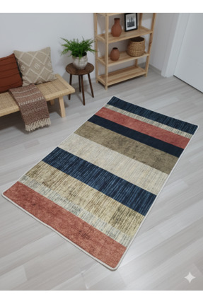 MyDecoRoom Makinede Yıkanabilir Kaymaz Taban Antialerjik Dekoratif Salon Otur...