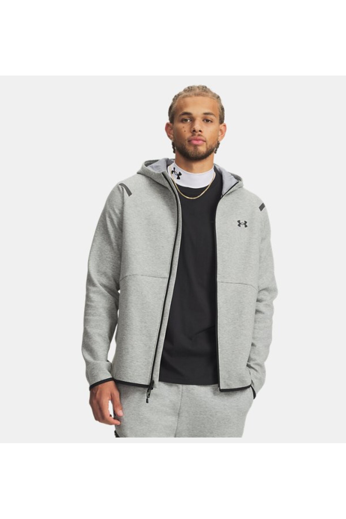 آندر آرمور سویشرت مردانه UA Unstoppable Fleece Full Zip HD EU کد 1389352-011