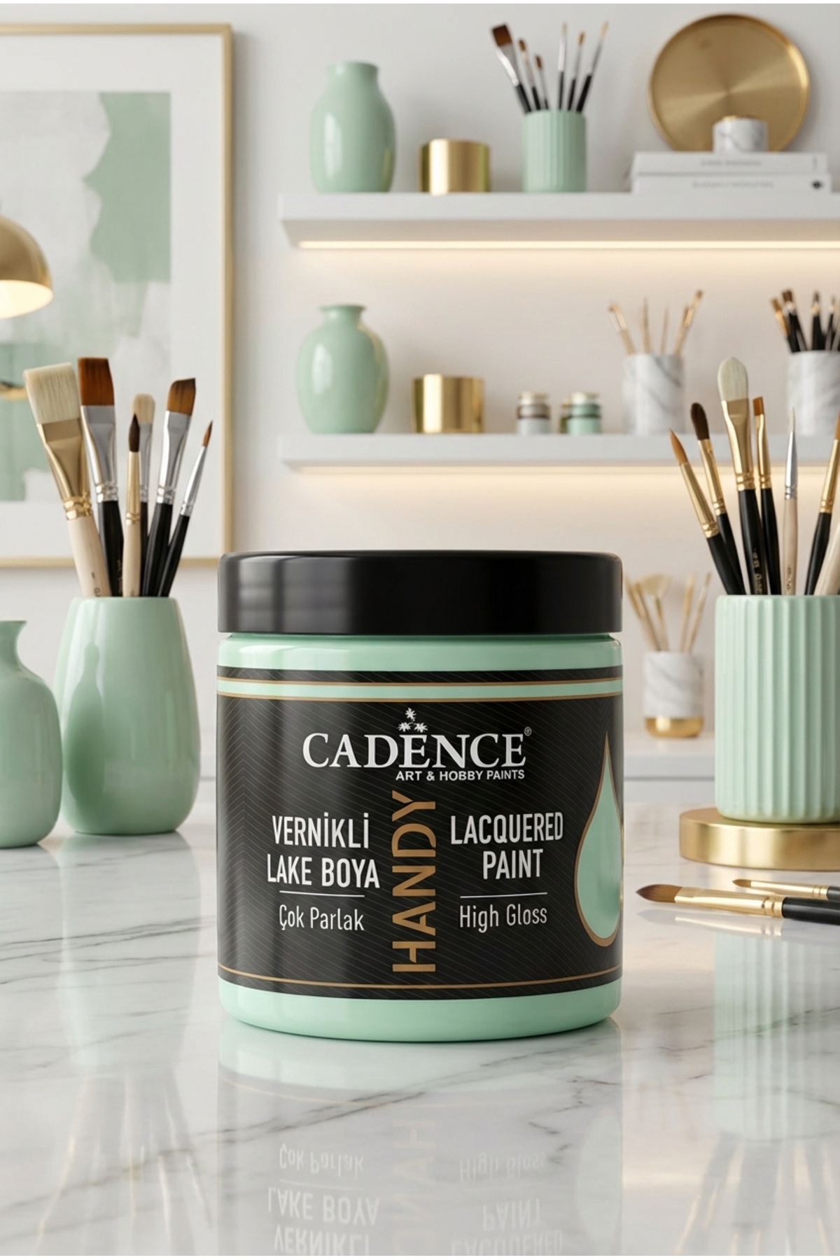 Cadence Handy Lake Parlak L041 Pastel Yeşil 250 ml Boya Tüm
