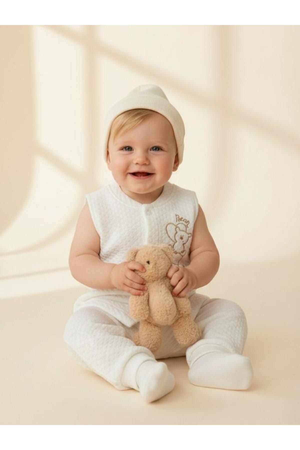 Zekids Bebek Ayıcık Desenli Yelek fotoğrafı 4 (önizleme)