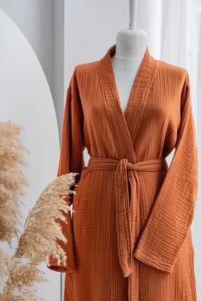 YASEMİNİNEVİ Müslin/Kimono Bornoz
