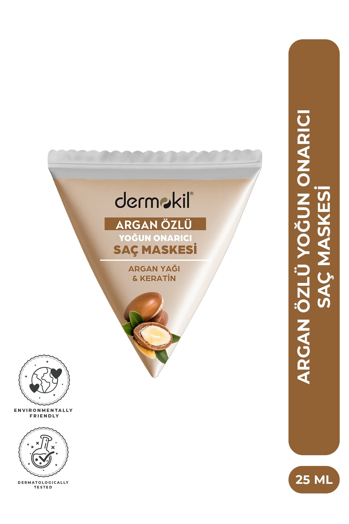 Dermokil Argan Özlü Yoğun Onarıcı Saç Maskesi 25 ml — 8697916024910
