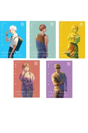 Athica Hikaru’nun Veda Ettiği Yaz 1-2-3-4-5 Ciltler 5 Manga Seti