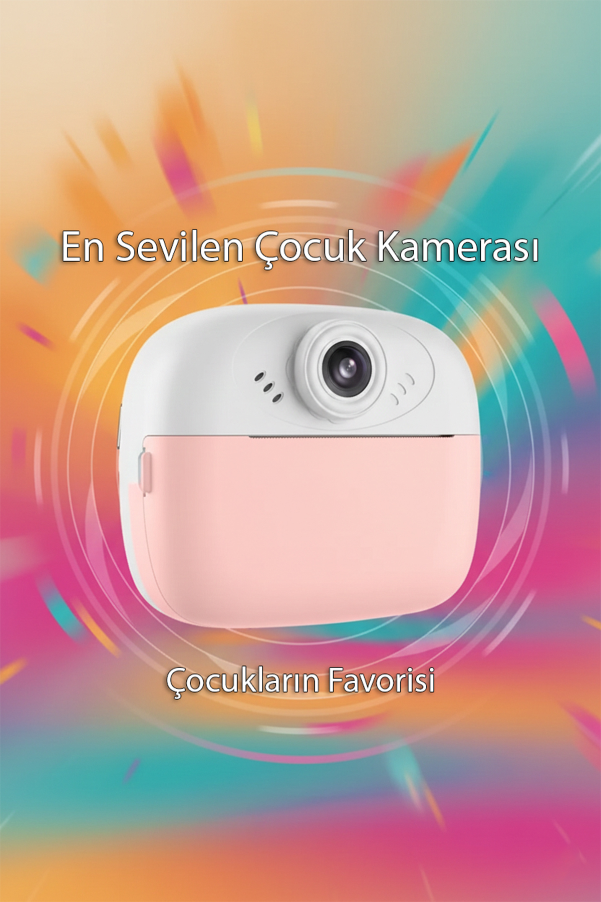 Tekvora Anında Baskı Yapabilen Çocuk Fotoğraf Makinesi | Termal Baskı | Video Kayıt | Zoom Özellikli - Fiyatı, Yorumları
