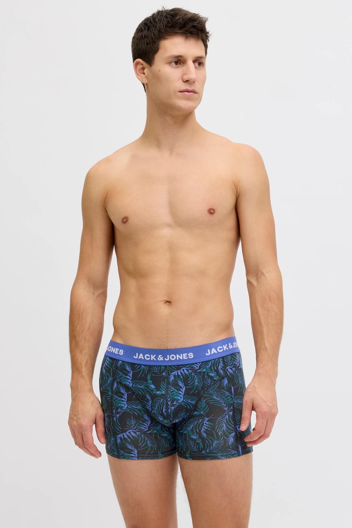 باکسر مردانه گلدار فاق کوتاه | جک اند جونز Jack & Jones 12288821 - تصویر 4