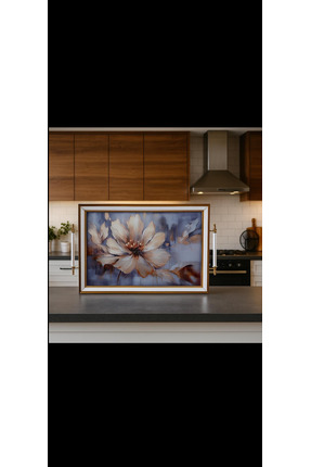 Doğal Desenli Lüx Tepsi / Çay Kahve Sunum Tepsisi