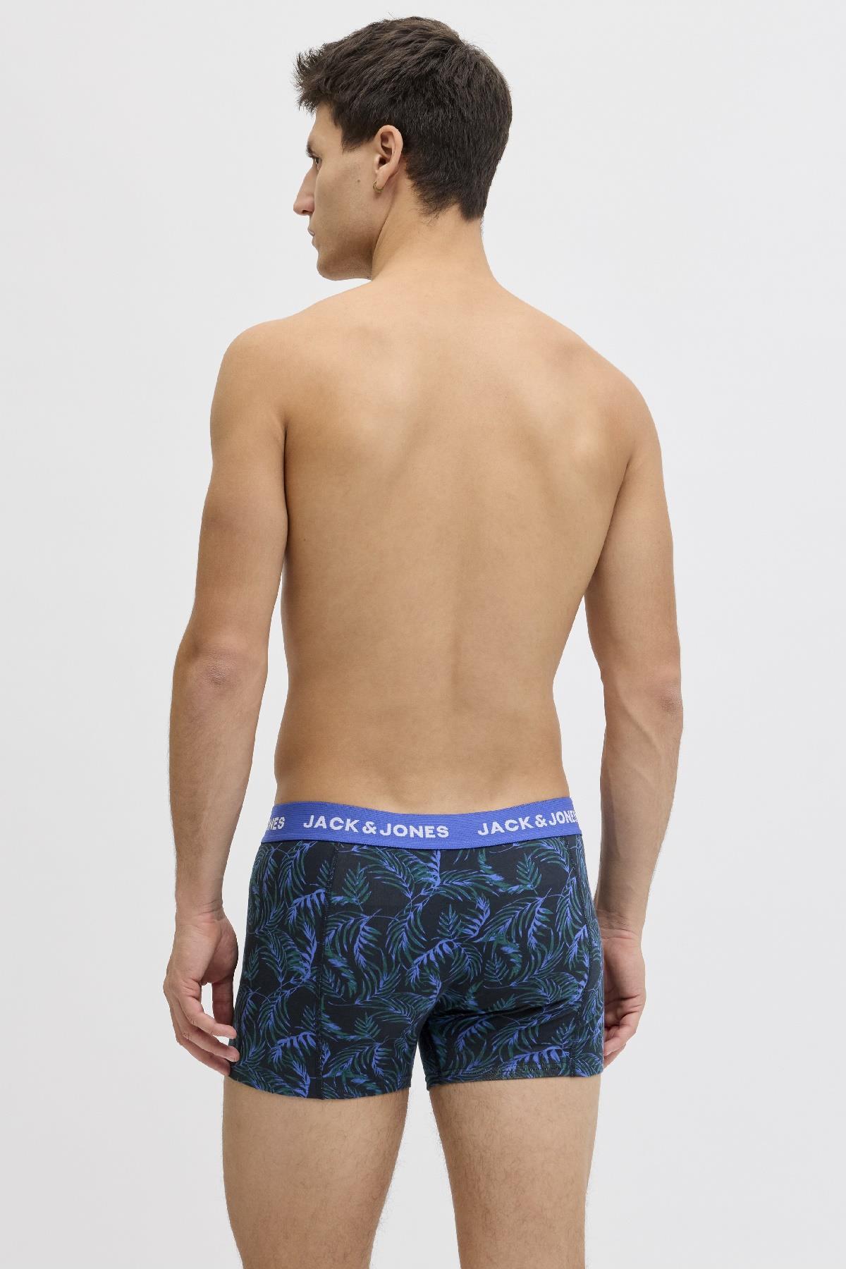 باکسر مردانه گلدار فاق کوتاه | جک اند جونز Jack & Jones 12288821 - تصویر 5