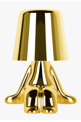 K2 Golden Brothers Sam Metalik Altın Renkli Masa Lambası