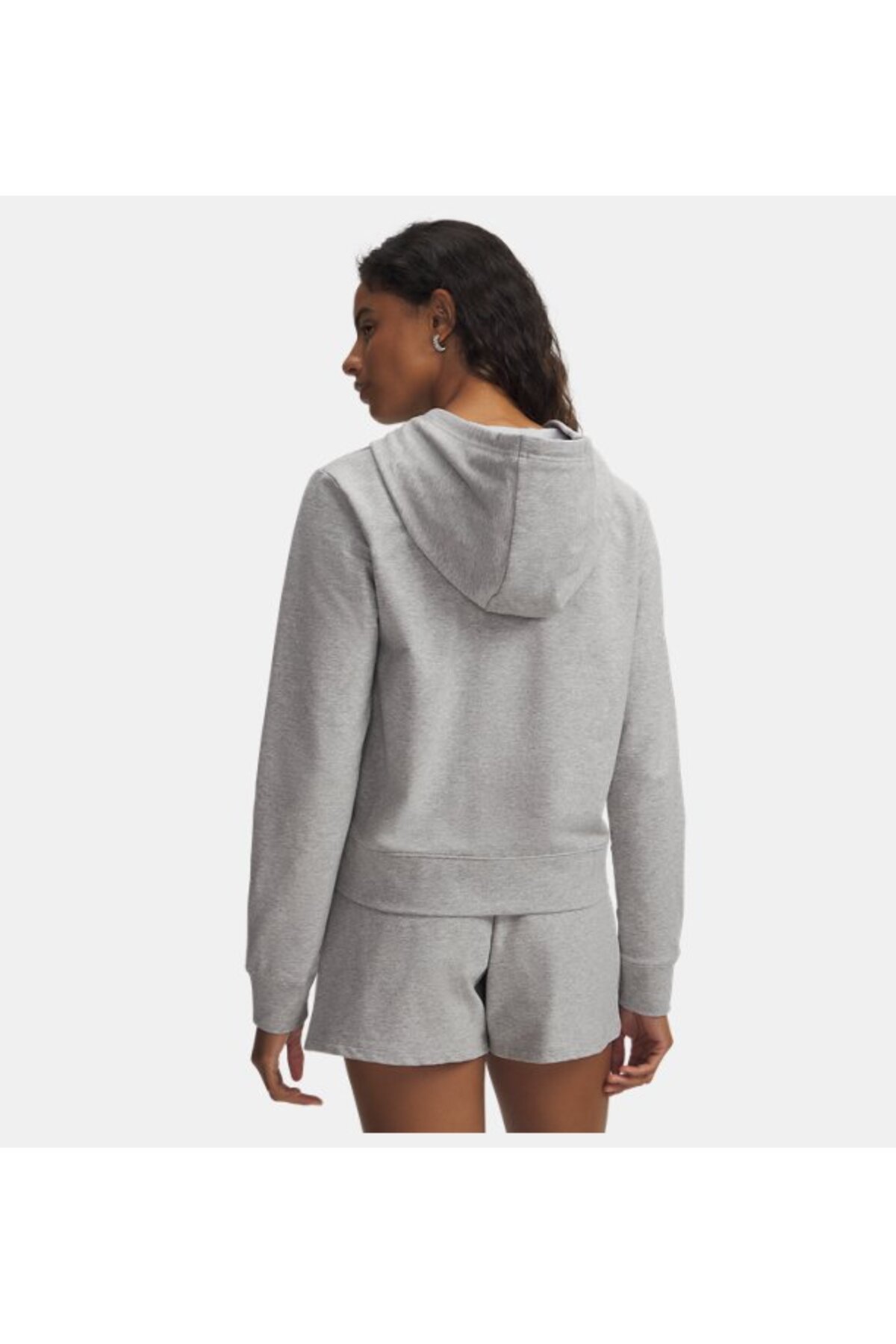 Under Armour Kadın UA Sport Terry Fermuarlı Ceket 6011017-011 görsel 2