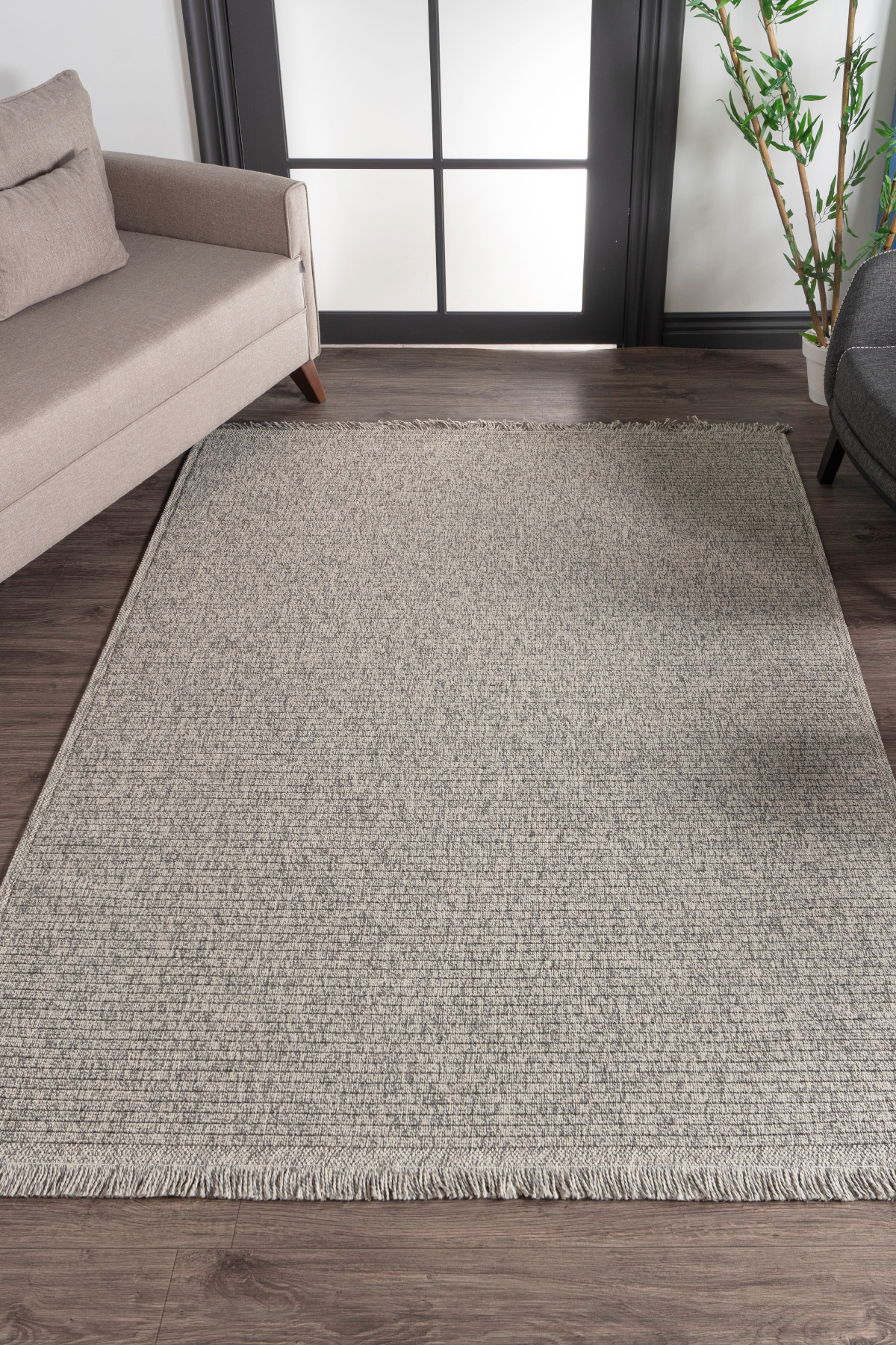 Comfort Vlora 4766 Jute Straw Curl Knitted Rug