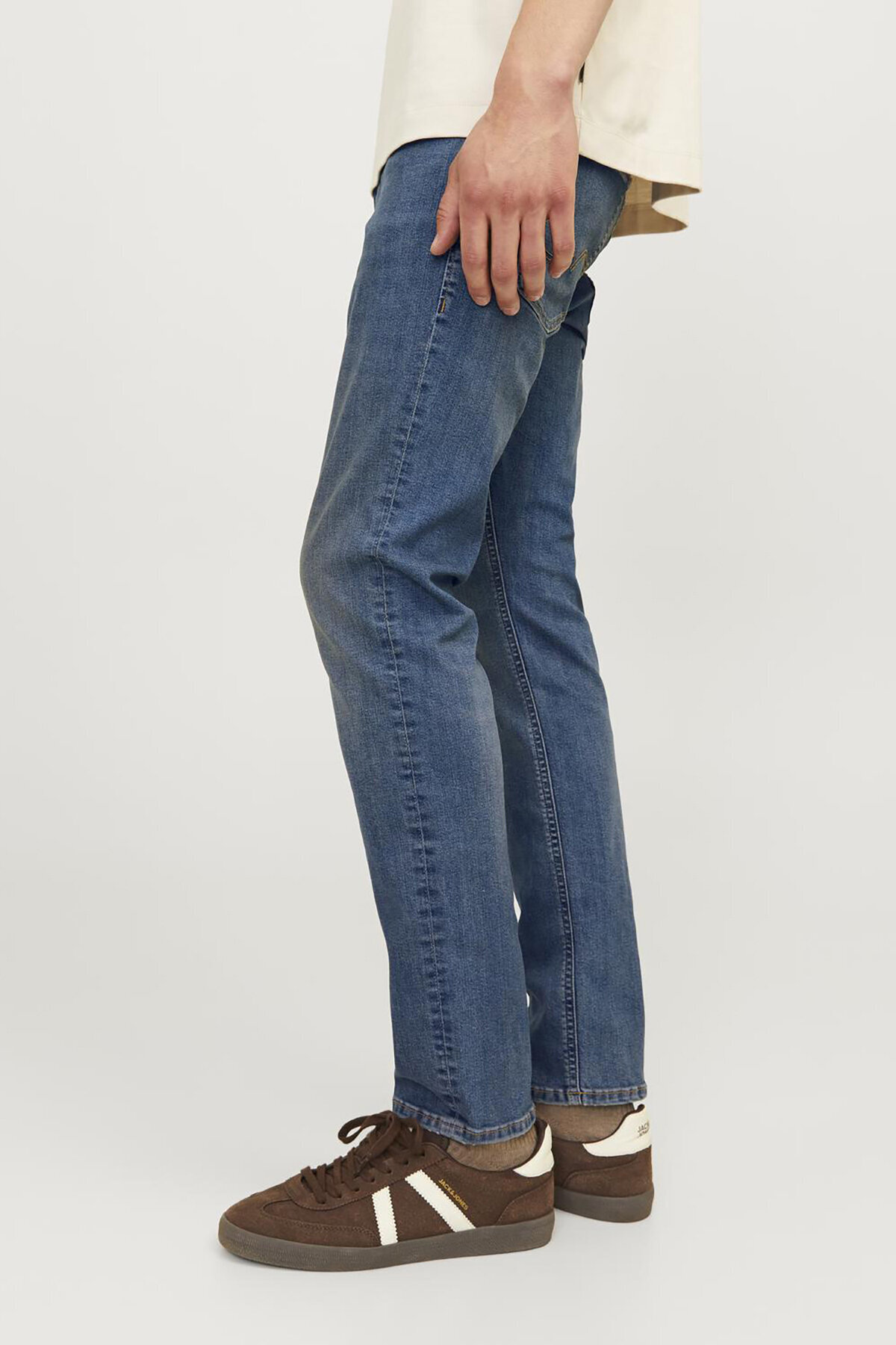Jack & Jones  Jack&Jones Glenn Erkek Kot Pantolon 12259084 BLUE DENIM - Görsel 3