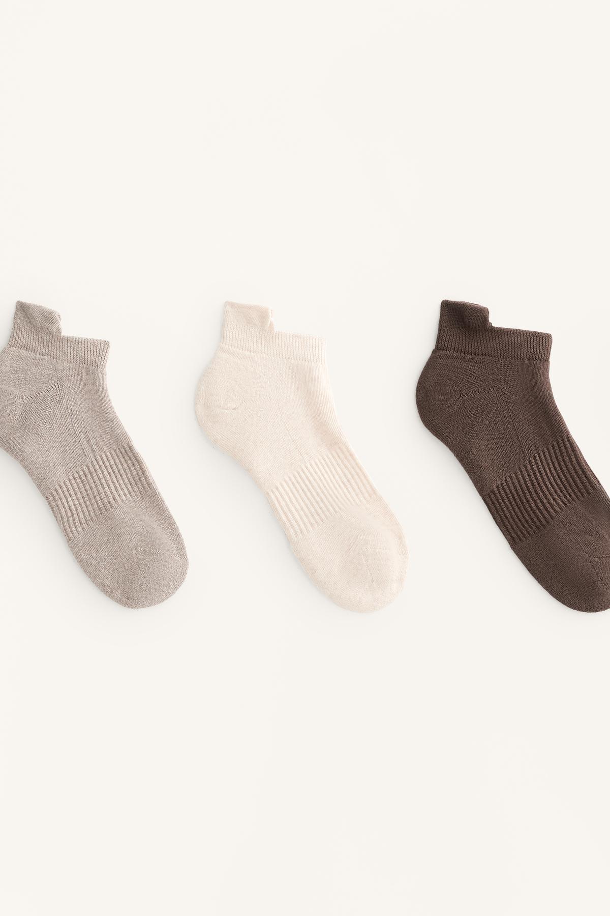3 pairs of Sneaker cotton sports socks