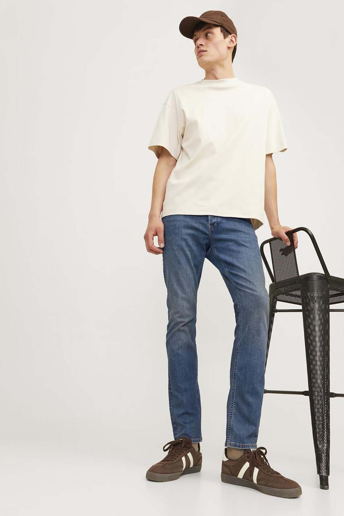 Jack & Jones  Jack&Jones Glenn Erkek Kot Pantolon 12259084 BLUE DENIM - Görsel 4