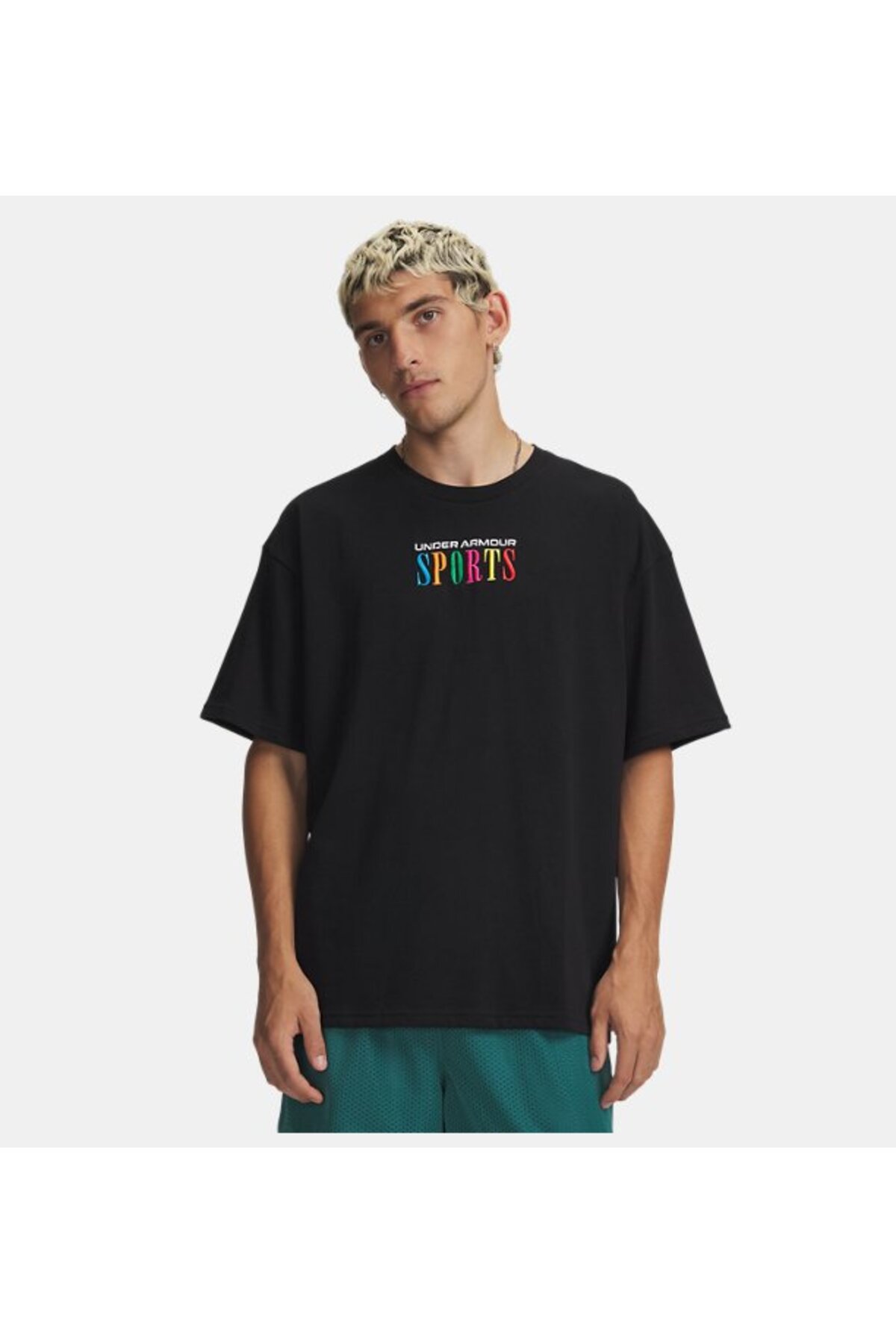 آندر آرمور تی‌شرت آستین کوتاه ورزشی مردانه UA Heavyweight مدل 6009268-008