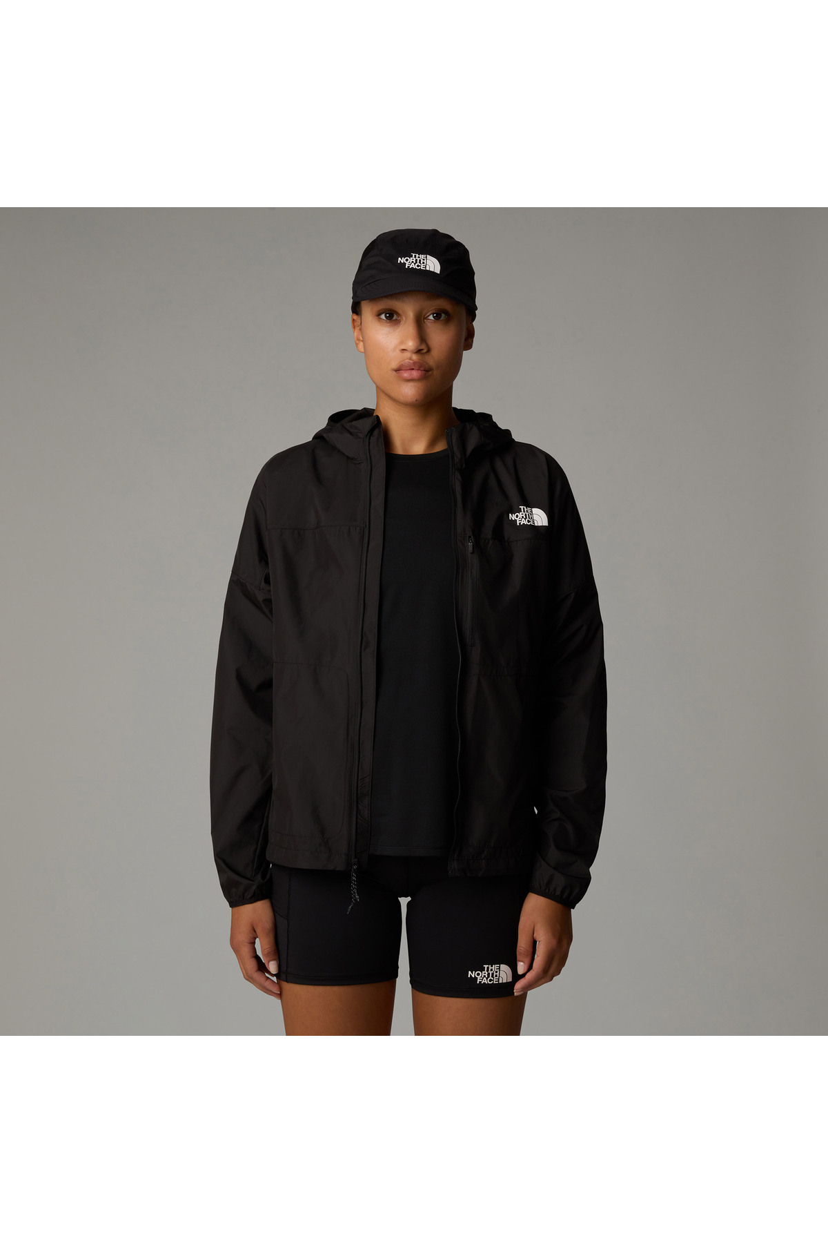 THE NORTH FACE Higher Run Wind Kadın Siyah Koşu Ceketi görsel 2