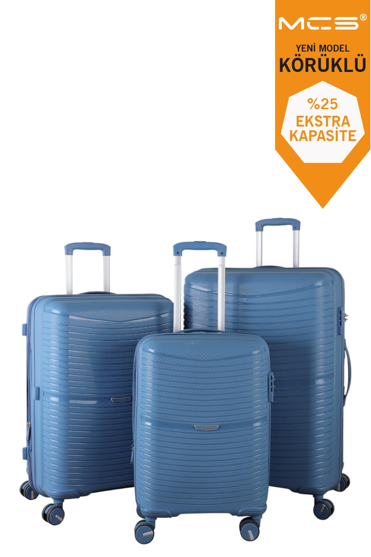 MÇS V379 AURA Y.ÜRETİM PP VALİZ SİYAH SET - Fiyatı, Yorumları