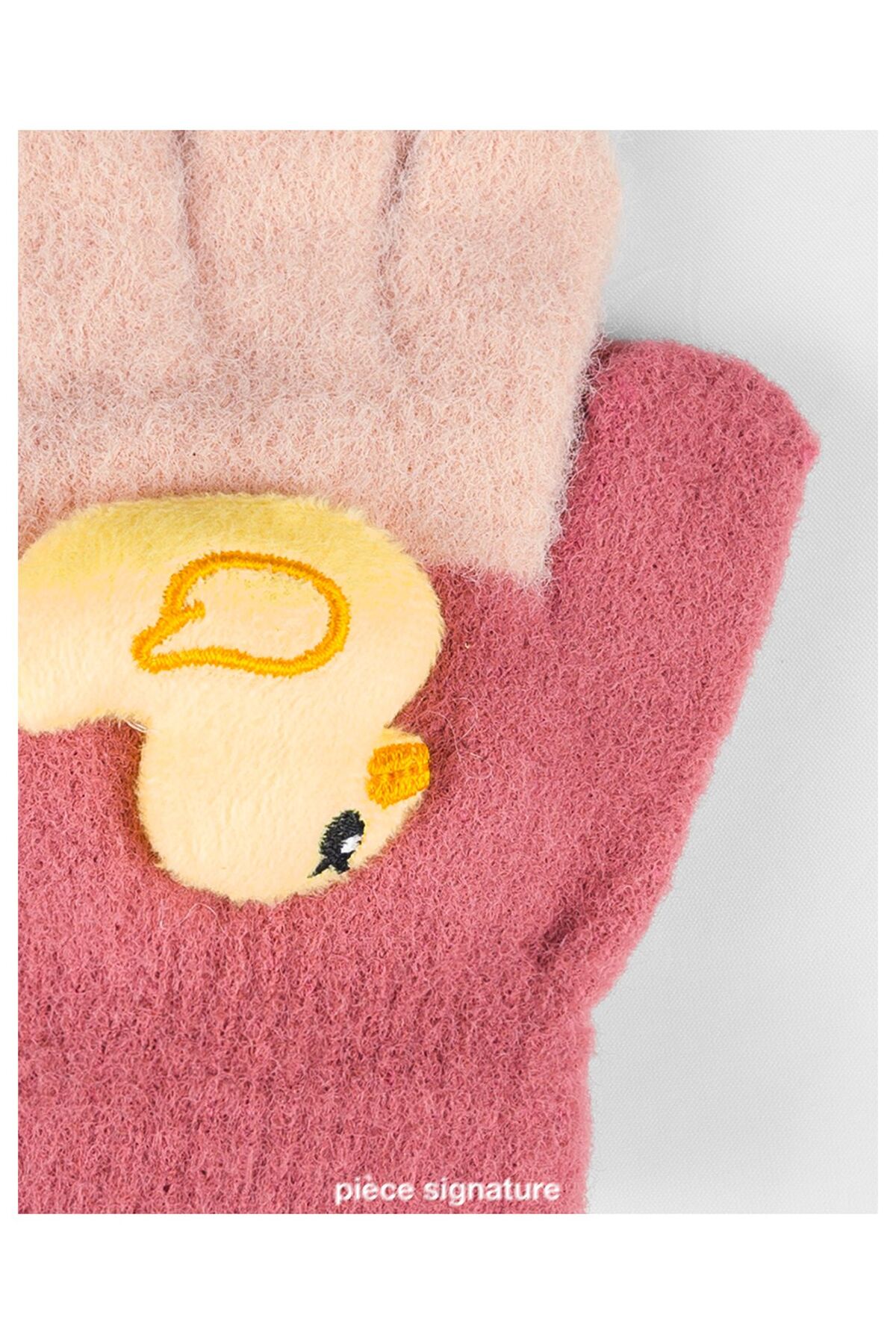 PIECE SIGNATURE Sevimli Ördek Aksesuarlı Yumoş Çocuk Eldiven ( 1-3 Yaş ) fotoğrafı 3 (önizleme)
