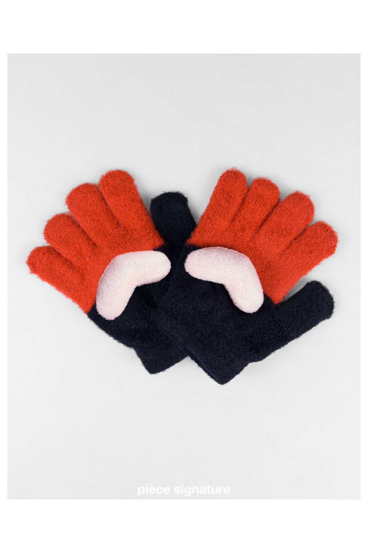 PIECE SIGNATURE Sevimli Değişik Aksesuarlı Yumoş Çocuk Eldiven ( 1-3 Yaş ) fotoğrafı 5 (önizleme)