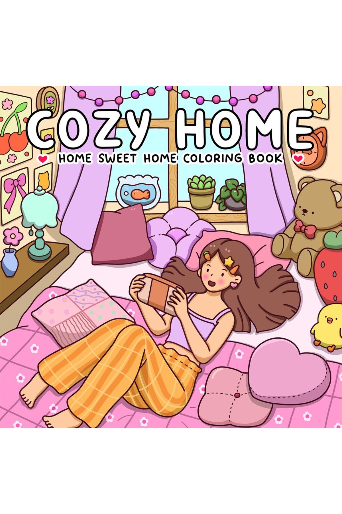 Choice MULTI COZY HOME: Coloring Book for Adults Featuring Cute Cozy Daily Ac...