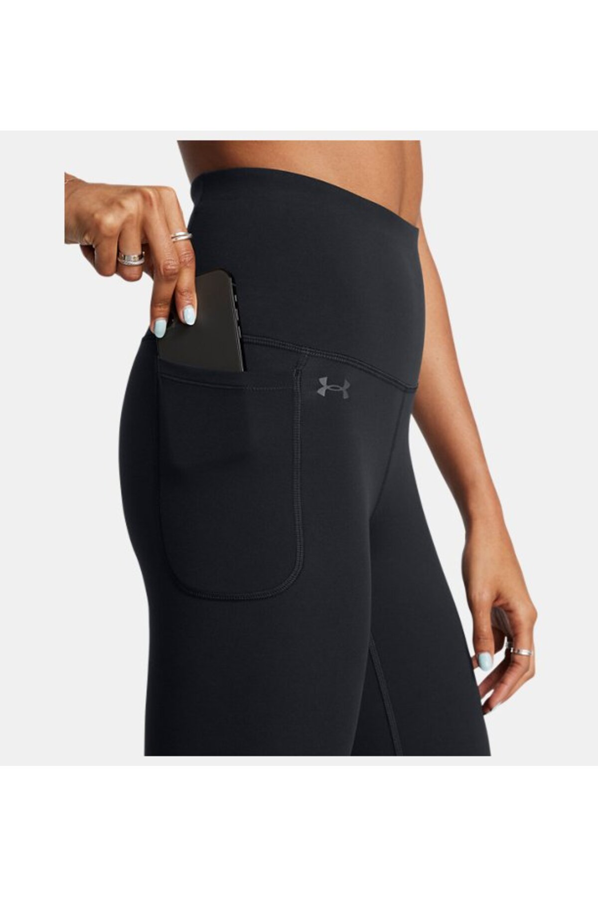 Under Armour Kadın UA Motion Ultra Yüksek Bel Tayt 1383607-003 görsel 4