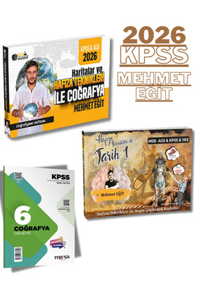 Eğit Akademi 2026 MEB AGS Kpss Coğrafya Hafıza Teknikleri Tarih Mehmet + Coğr...