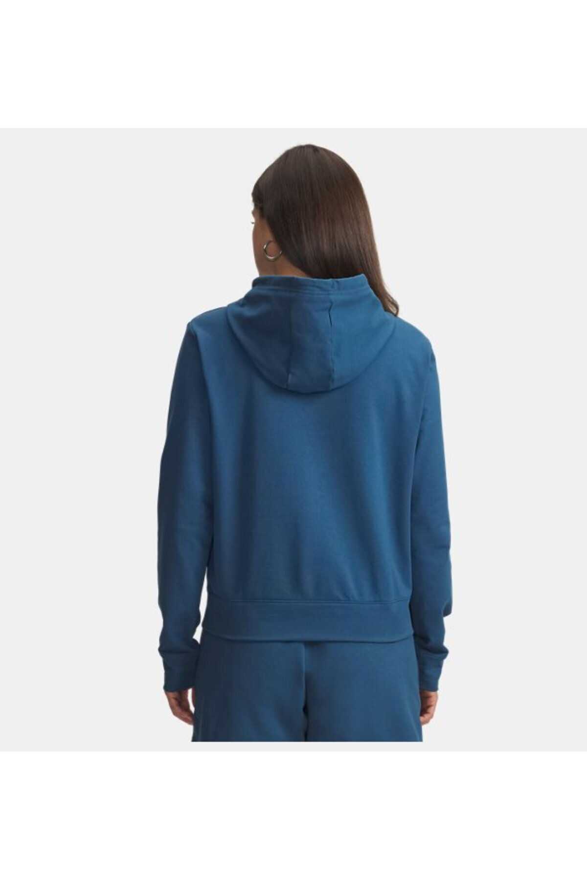 Under Armour Kadın UA Sport Terry Kapüşonlu Sweatshirt 6011015-498 görsel 2