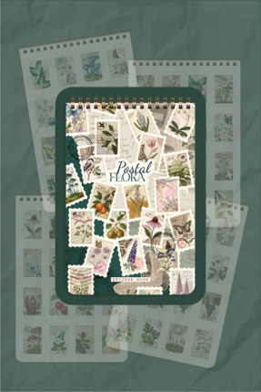 PAPERORA A5 18 Yaprak Pul Etiket Defteri 288 Adet Pul Etiket Seti