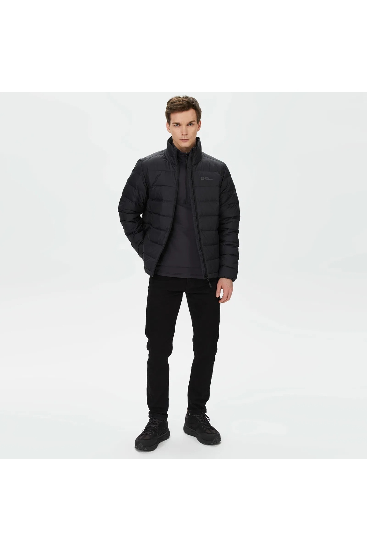Jack Wolfskin Ather Siyah Erkek Mont görsel 2
