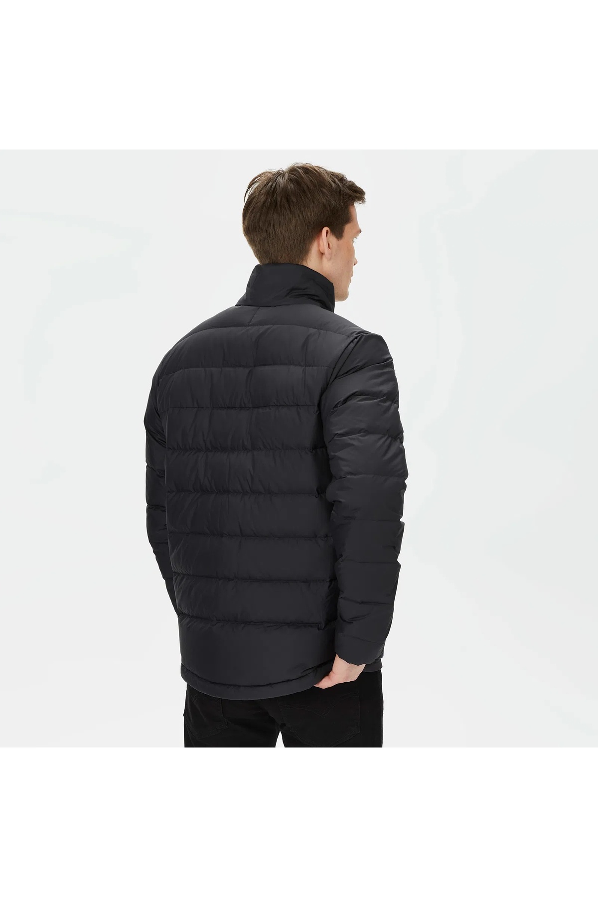 Jack Wolfskin Ather Siyah Erkek Mont görsel 3