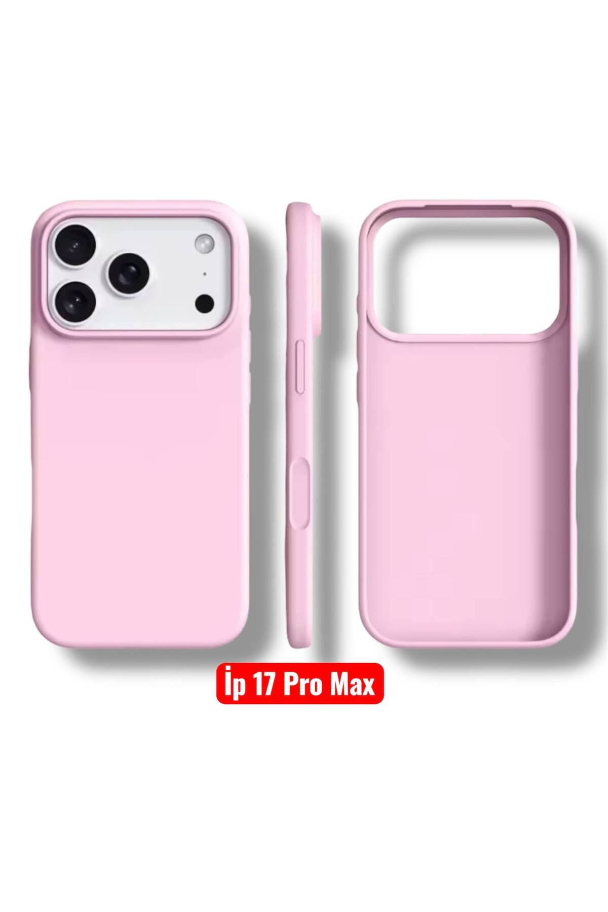 Soft Silicone Inside Velvet Launch Cover with Iphone 17 Pro Max Compatible Case Camera Protrusion.