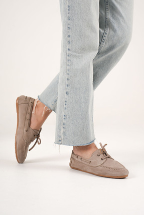 MEVESE Bian Kadın Vizon Günlük Süet Ayakkabı