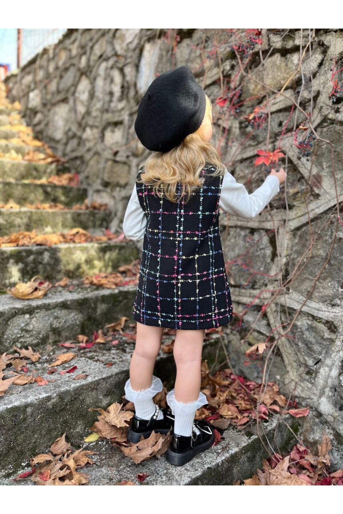 Teeny Weeny Kids Kız Çocuk Tüvit Jile ve Body İkili Takım fotoğrafı 3 (önizleme)