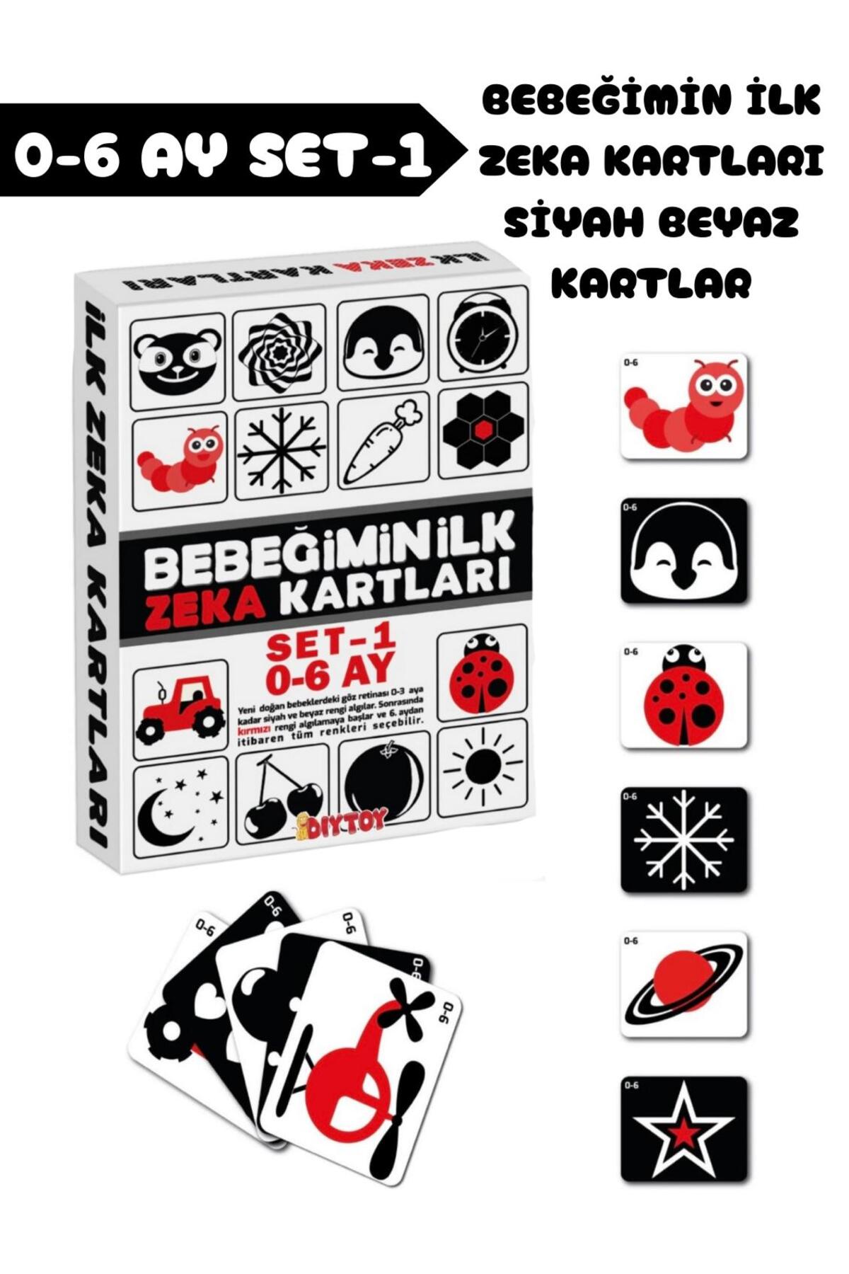 Diytoy Tummy Time Aynalı Karın Üstü Aktivite ve İlk Zeka Kartları Set-1 / Set-2 Eğitici Hediye Paketi fotoğrafı 4 (önizleme)