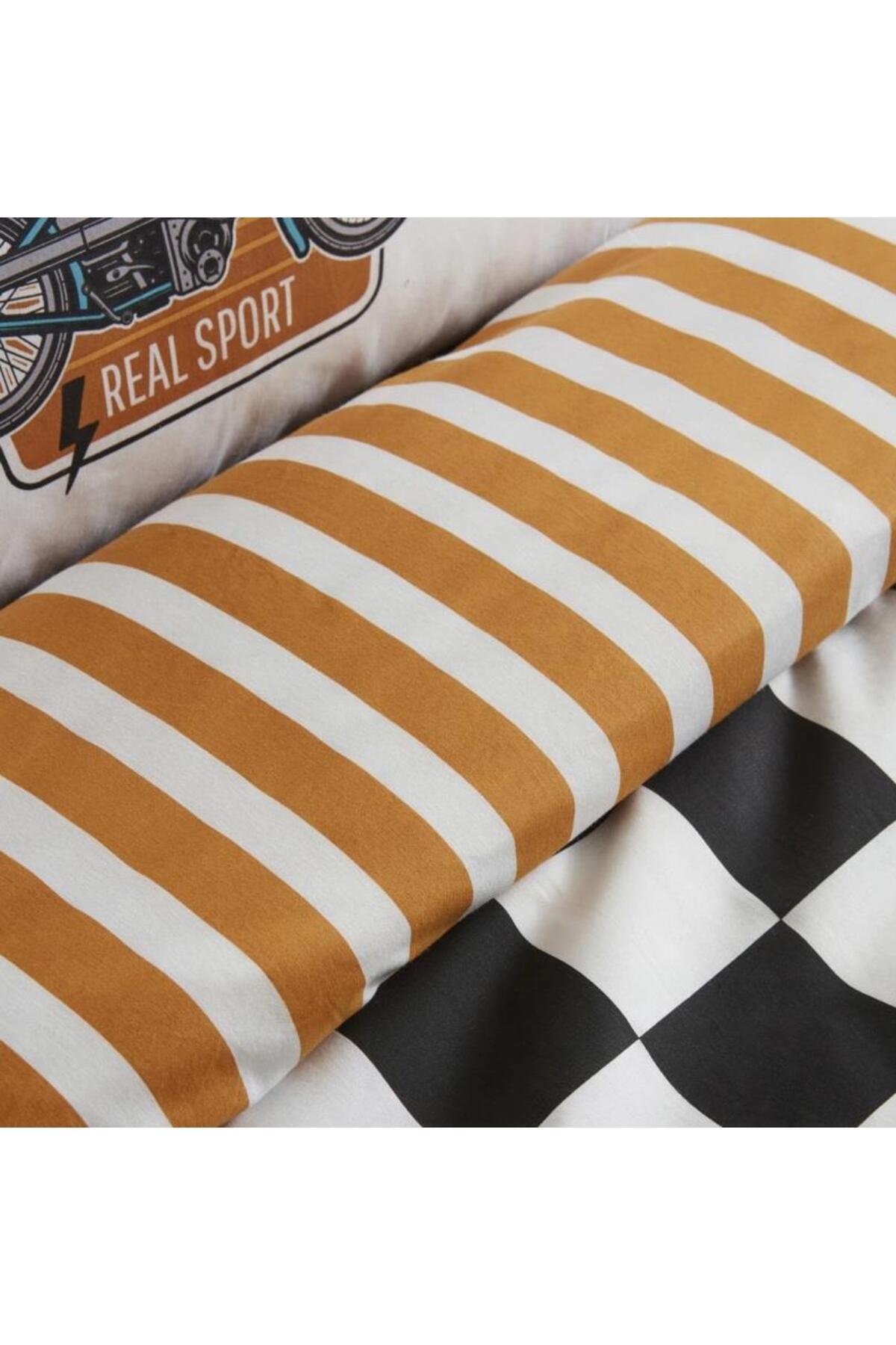 Karaca Home Nevresim Takımı %100 Pamuk Tek Kişilik Young Speed Way (Fitted) fotoğrafı 5 (önizleme)