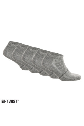 Norfolk Fresh N-Twist Premium Bambu ve Pamuklu Günlük Spor Çorap Gri 5 Çift -...
