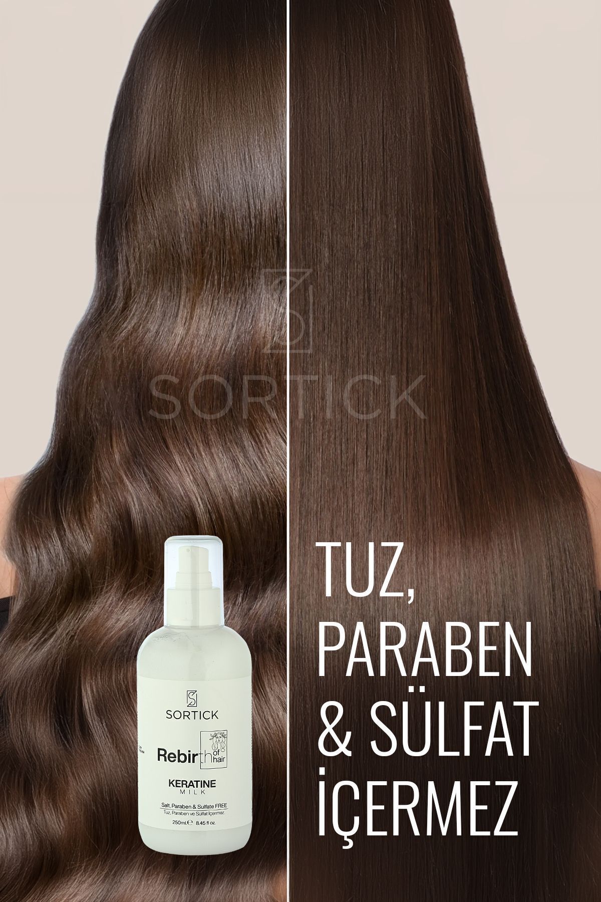 Keratin Sütü Onarıcı Uzatıcı ve Yapılandırıcı Bakım 250ml — 01 — تصویر 5 از 5